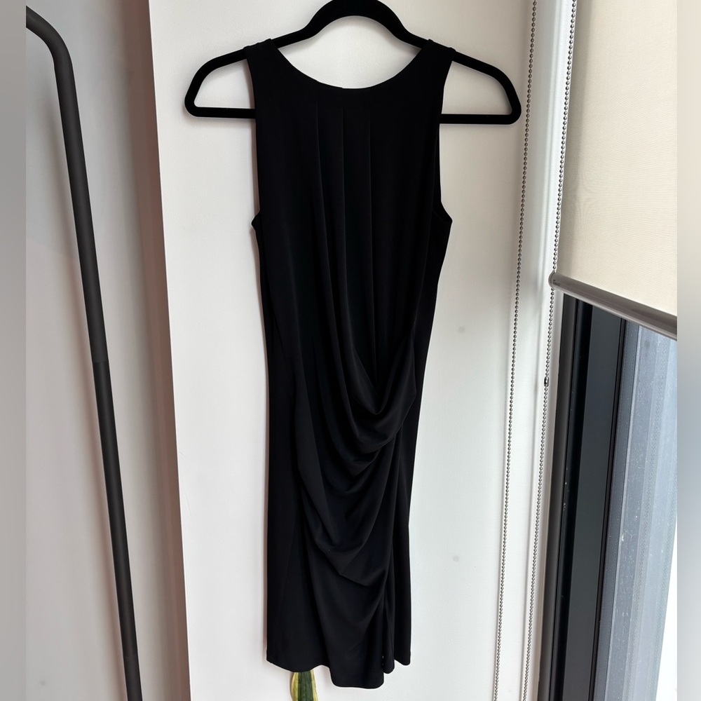 Michael Kors | Black Ruched Cocktail Dress